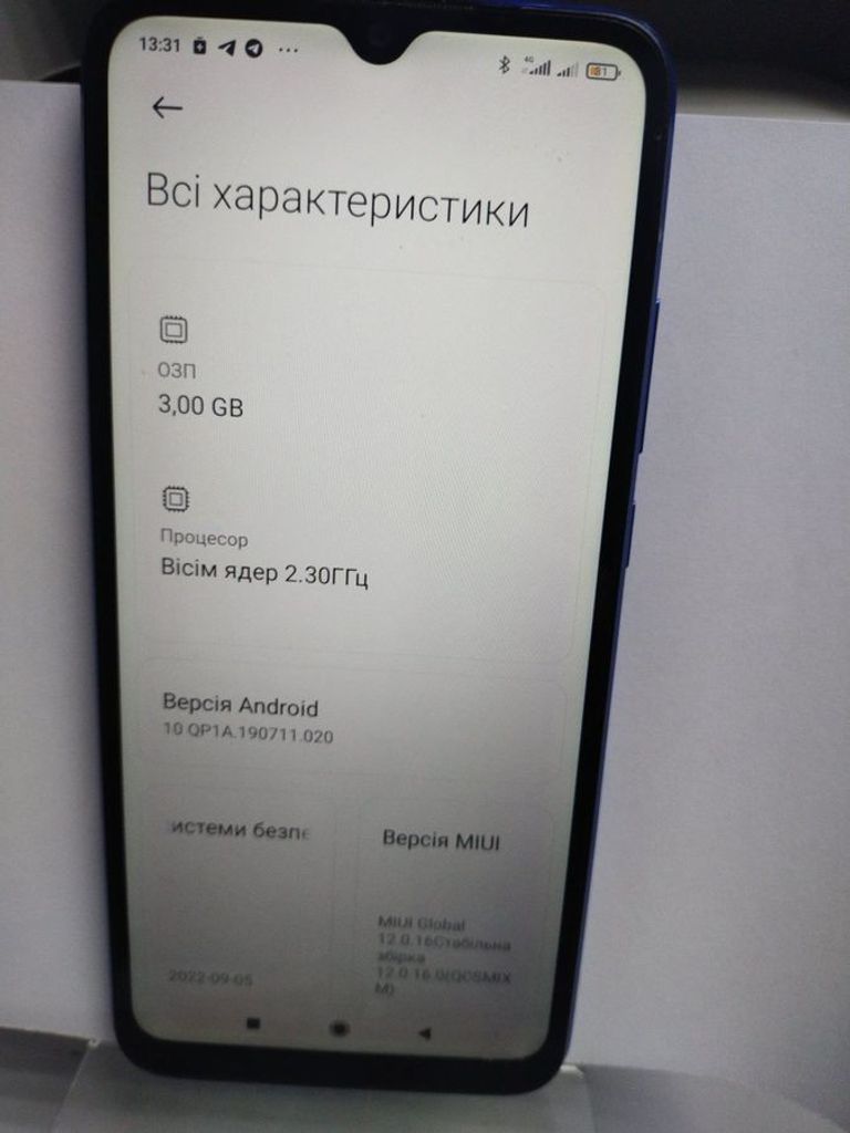Оголошення Xiaomi redmi 9c nfc 3/64gb Б/У