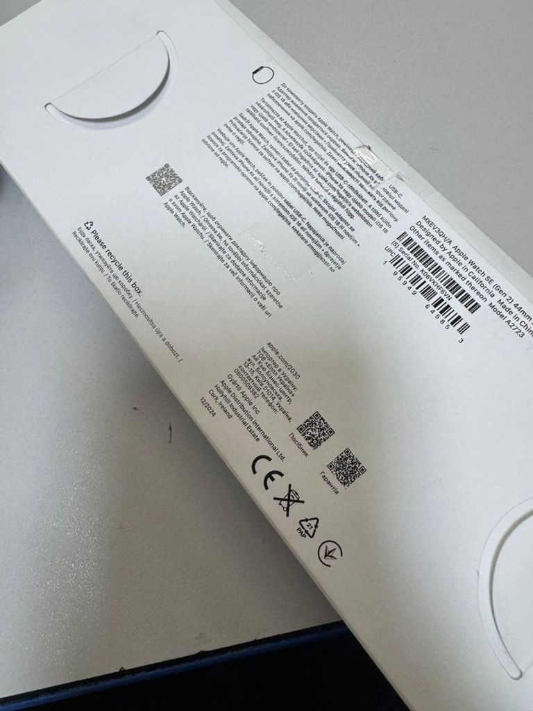 Apple watch se 2 gps 44mm aluminium case Код:01-200803226. Зображення 6