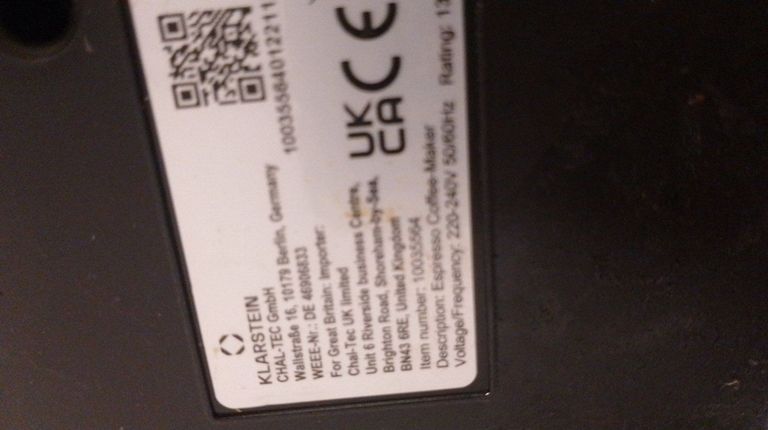 Распродажа Klarstein 10035564, продавец Техноскарб