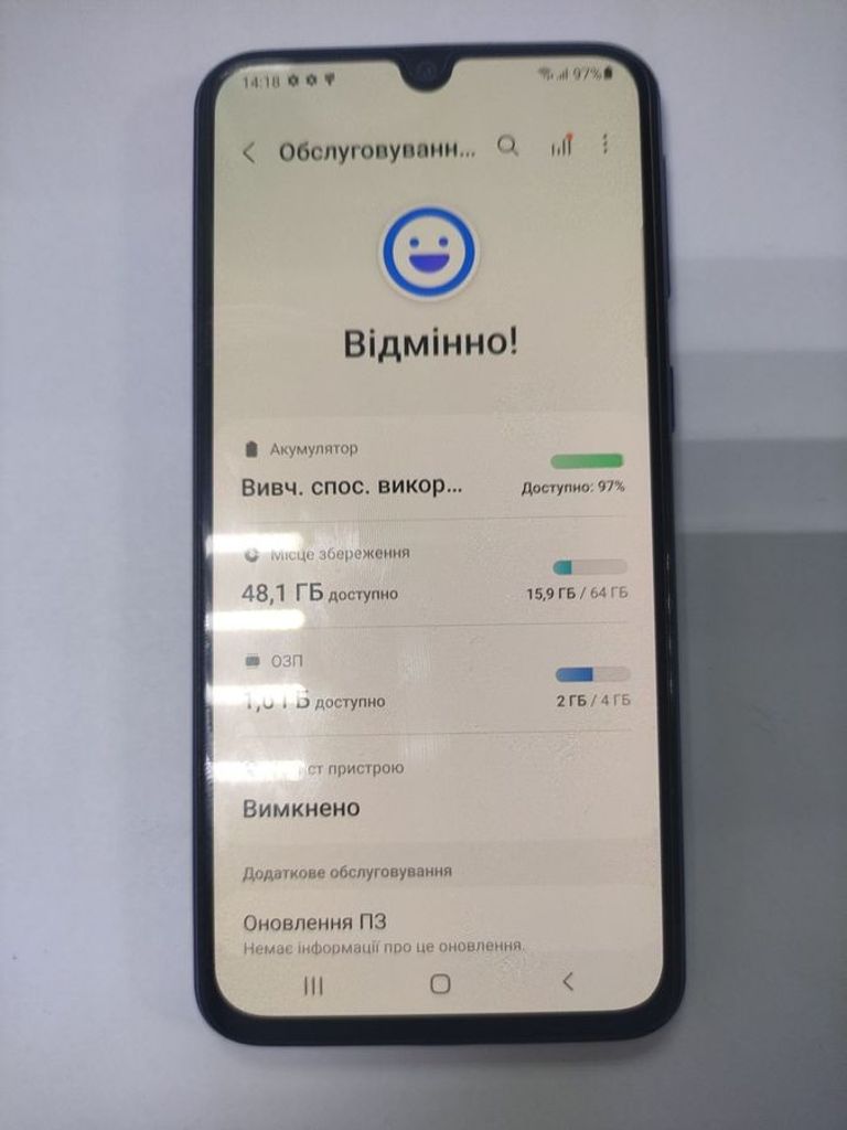 Объявление Samsung galaxy a40 2019 sm-a405 4/64gb Б/У