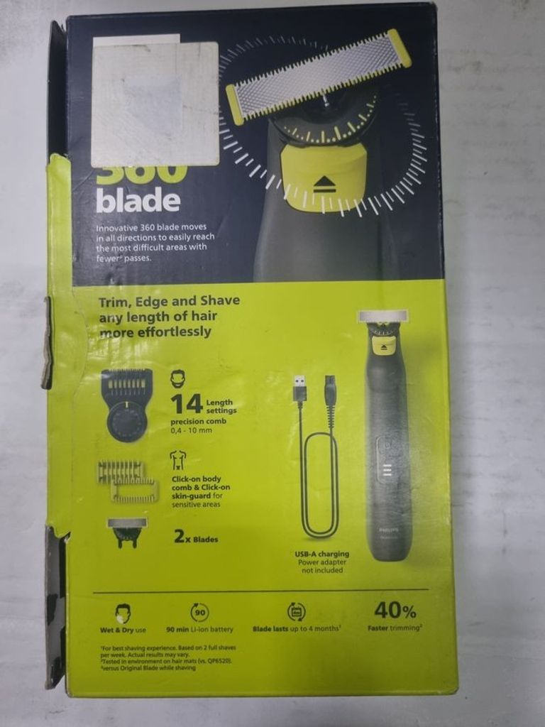 Philips oneblade pro 360 qp6542 Код:01-200838438. Изображение 5