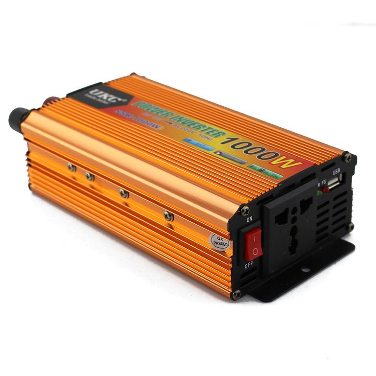 Оголошення Перетворювач 12V на 220В, автомобільний інвертор 1000W UKC AC/DC SSK Б/У