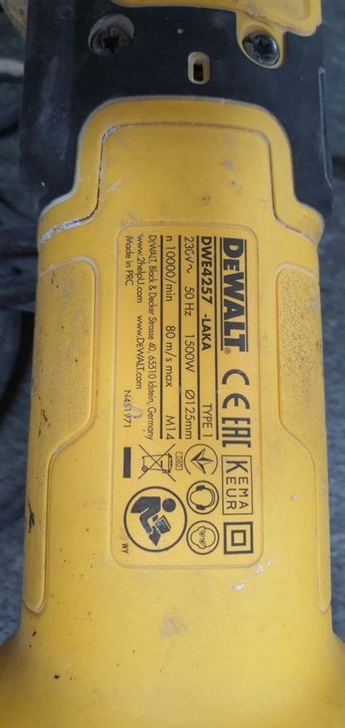 Оголошення Dewalt DWE4257 Б/У