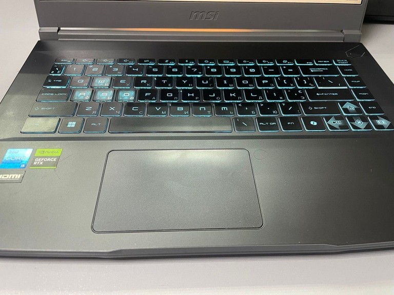 Оголошення Msi 15/core i5-12450h ddr5/16gb ddr5/hdd *відсутній/ssd 512 gb/geforce rtx3050 4gb Б/У
