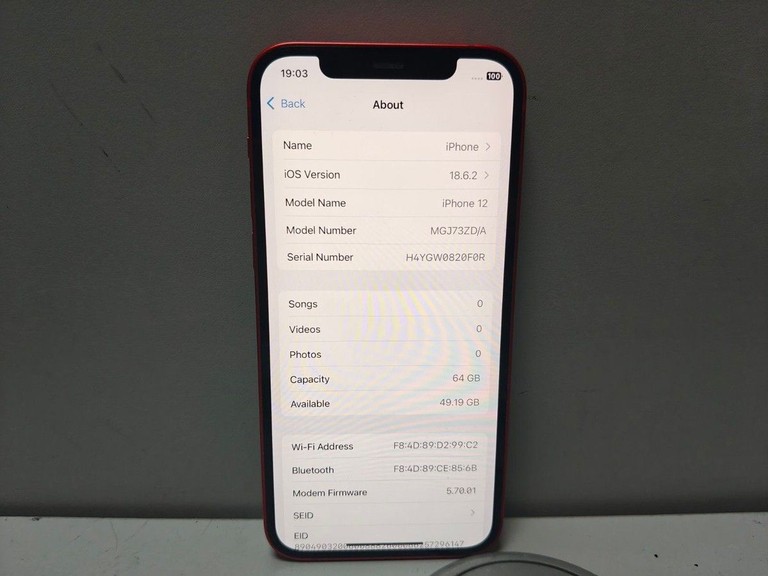 Дешево Apple iPhone 12 64GB (PRODUCT)RED з ломбарду