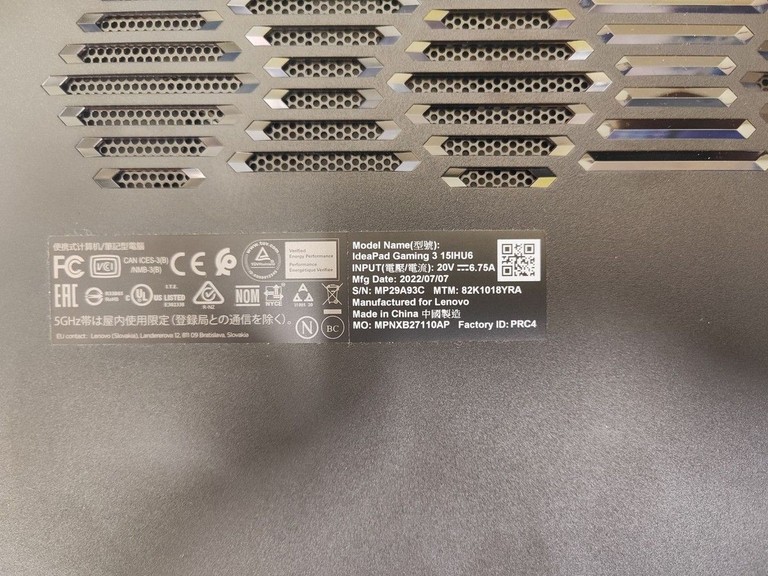 Lenovo 15/core i5-11320h ddr4/16gb ddr4/hdd 500 gb/ssd *відсутній/geforce gtx1650 4gb Код:01-200941657. Зображення 6