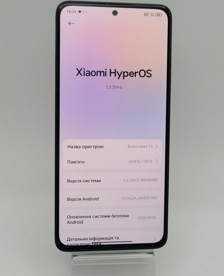 Оголошення Xiaomi redmi note 13 4g 6/128gb Б/У