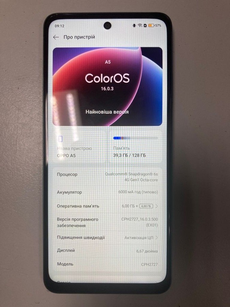 Дешево Oppo a5 4g 6/128gb з ломбарду