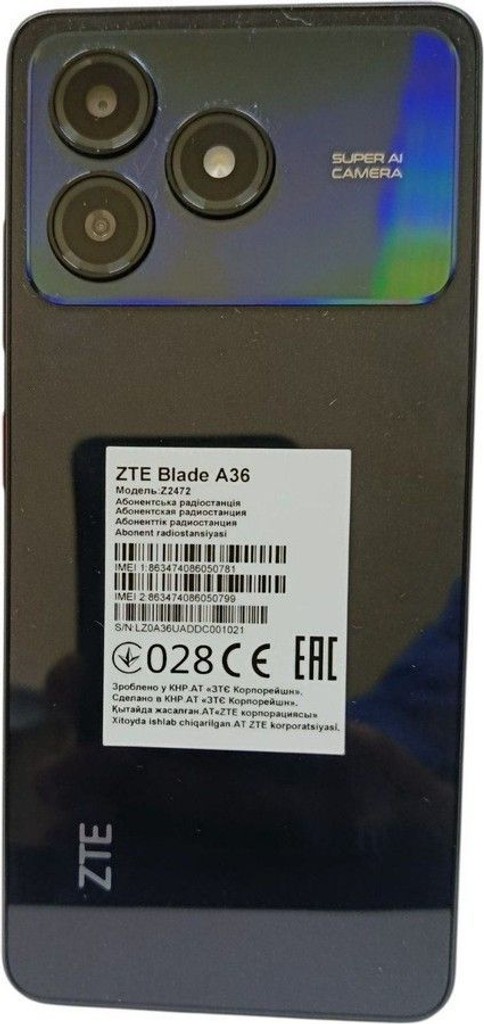 Оголошення Zte Blade A36 4/64GB Green Б/У