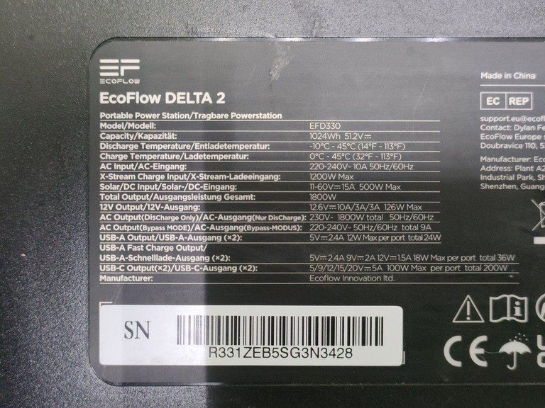 Ecoflow delta 2 Код:01-201006149. Изображение 5