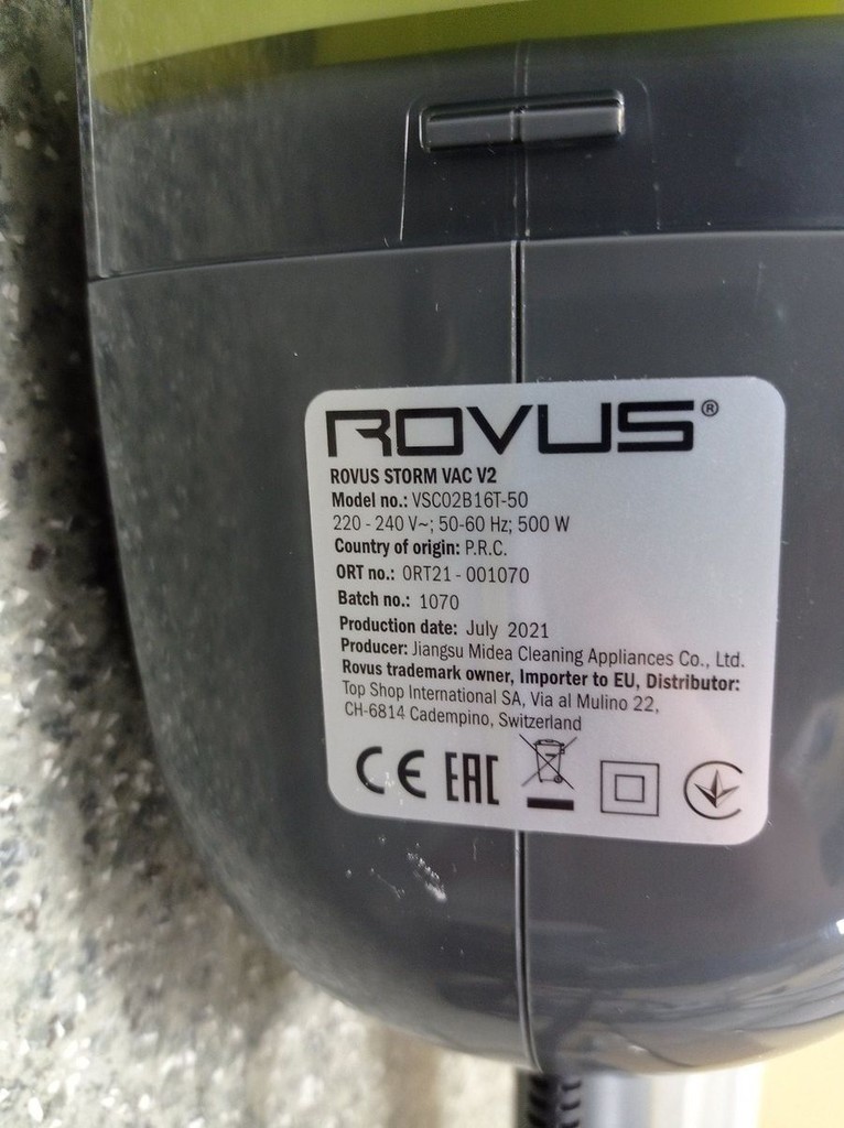 Оголошення Rovus storm vac v2 Б/У