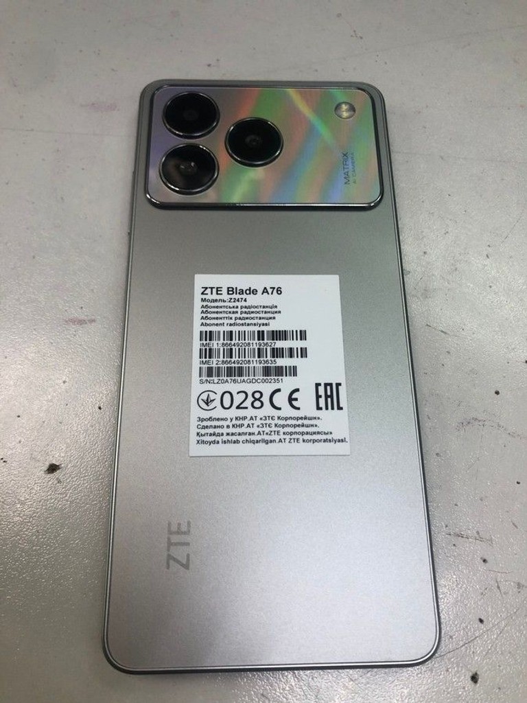 Купить Zte Blade A76 4/128GB Gray Б/У