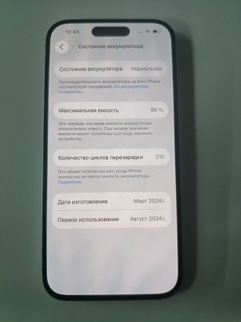 Купити Apple iPhone 15 256GB Green Б/У