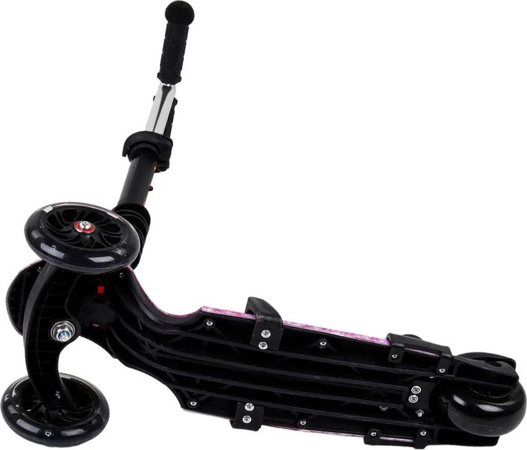 Scooter із колесами, що світяться, і батьківською ручкою 5в1 Код:null. Зображення 7
