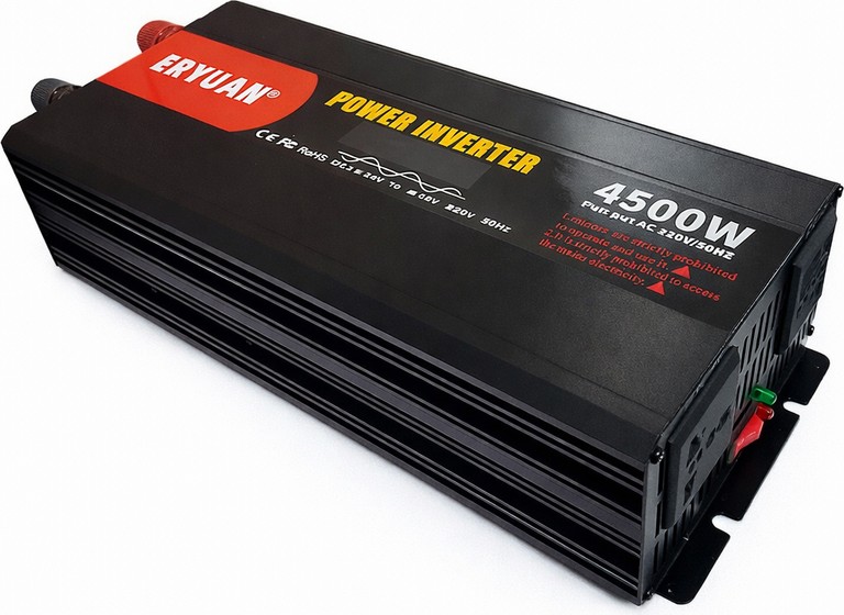 Інвертор 12-220В, MX-4500Вт, чистий синус, Eryuan / Перетворювач напруги Код:null. Изображение 4