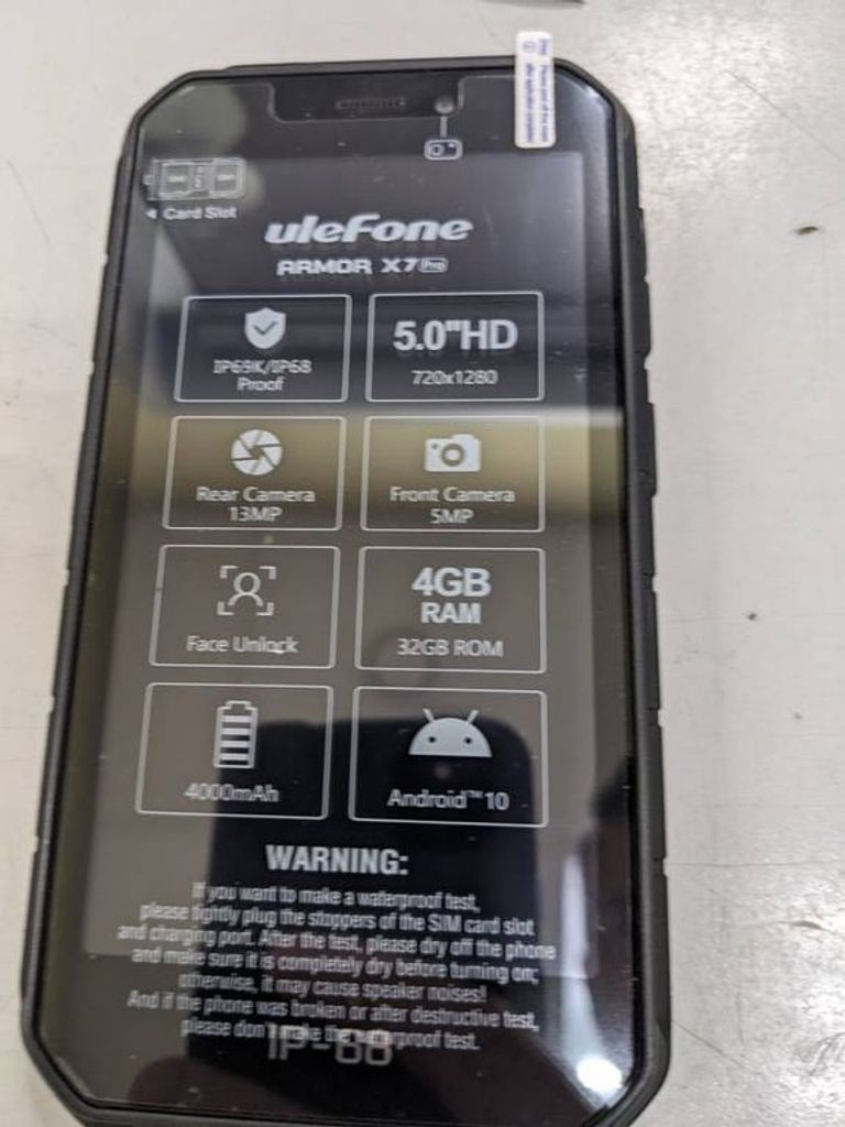 Дешиво Ulefone Armor X7 2/16GB Orange с ломбарда