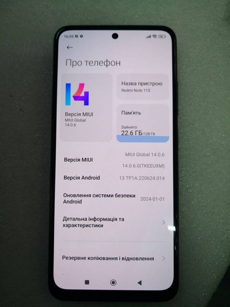 Xiaomi redmi note 11s 6/128gb