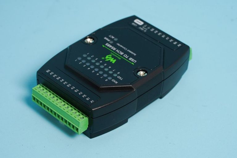 Оголошення Акція! Ізольований перетворювач промислового класу з USB на 8 каналів RS485, адаптер USB на RS485, кілька схем захисту, підтримк Б/У