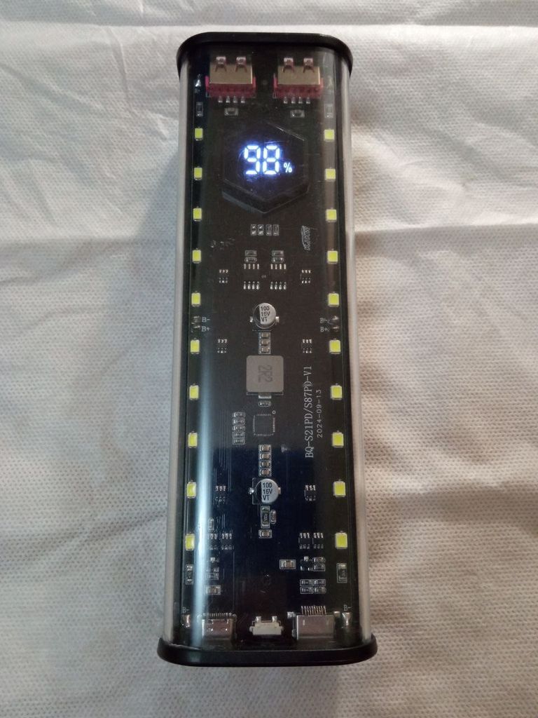 Потужний Power Bank TESLA 36000mAh Quick Charge 22.5W Код:null. Зображення 4