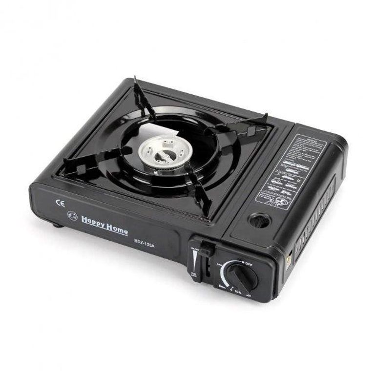 Оголошення Портативна туристична газова плита з п'єзопідпалом Happy Home BDZ-155-A в кейсі Б/У