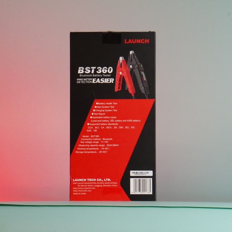 LAUNCH BST-360 – 6/12 В Код:null. Изображение 8