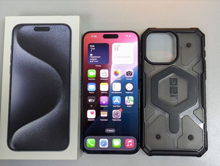 Купити Apple iPhone 15 Pro Max 256GB Blue Titanium (MU7A3) Б/У