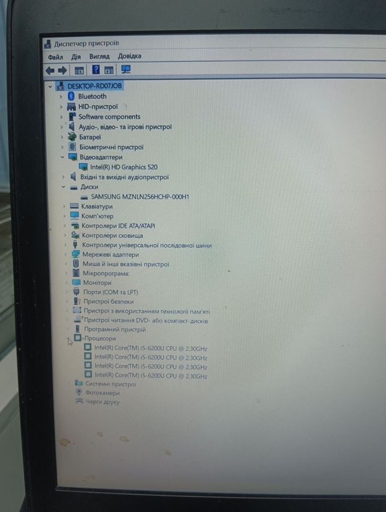 Hp 15/core i5 6200u ddr3/8gb ddr3/ssd 256 gb/*інтегрована Код:01-200795703. Зображення 5