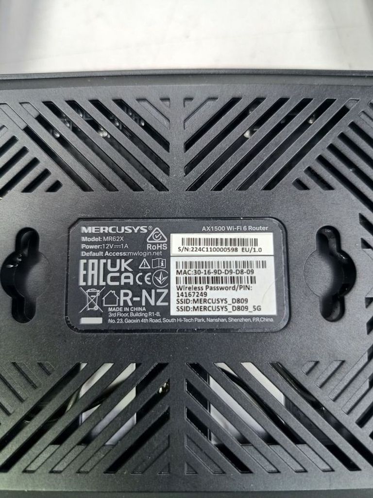 Объявление Mercusys MR62X Б/У