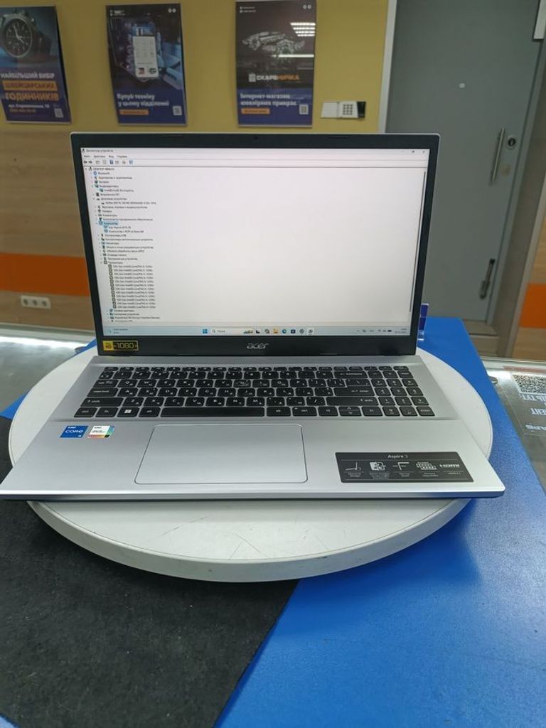 Купить Acer 15/core i5-1235u ddr5/16gb ddr5/hdd *відсутній/ssd 512 gb/*інтегрована Б/У