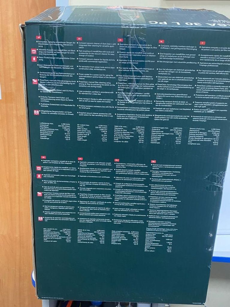 Metabo asa 30 l pc Код:01-200836305. Зображення 14