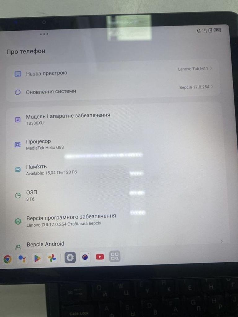 Купити Lenovo tab m11 tb330xu 8/128gb lte + pen Б/У