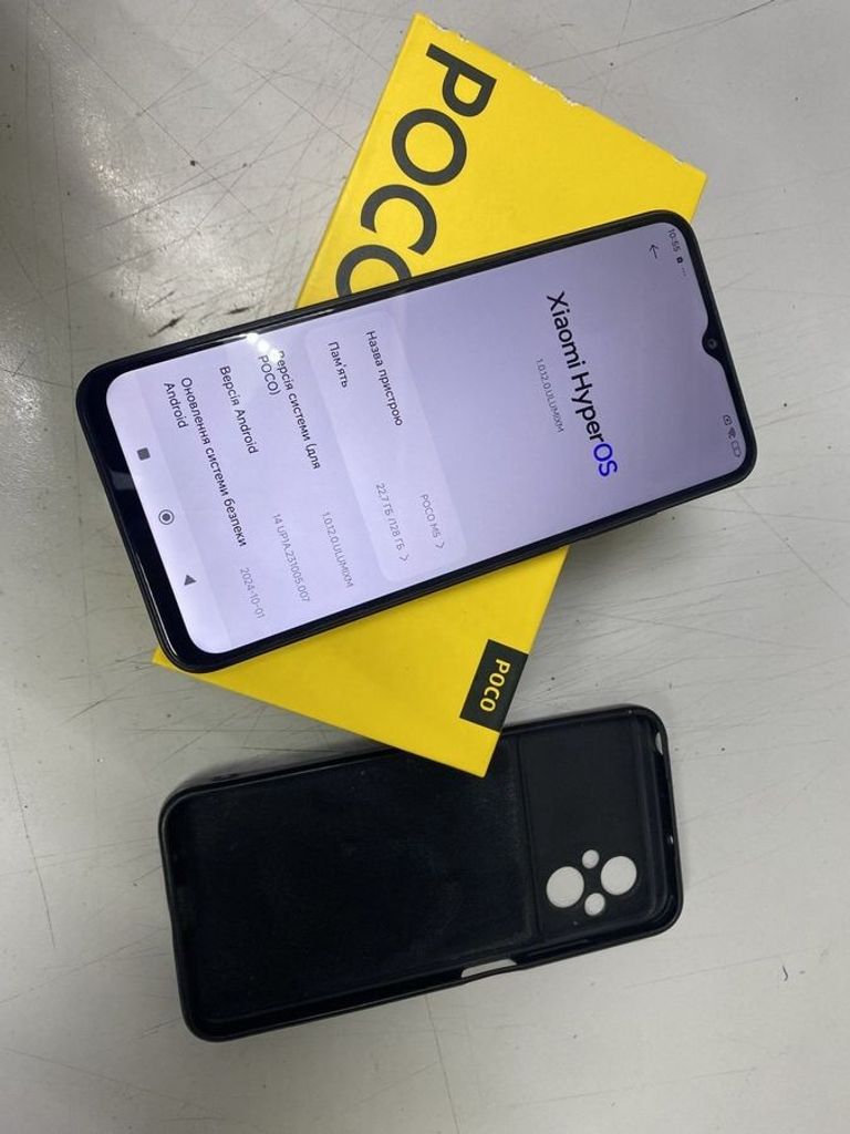 Купить Xiaomi Poco M5 4/128GB Black Б/У