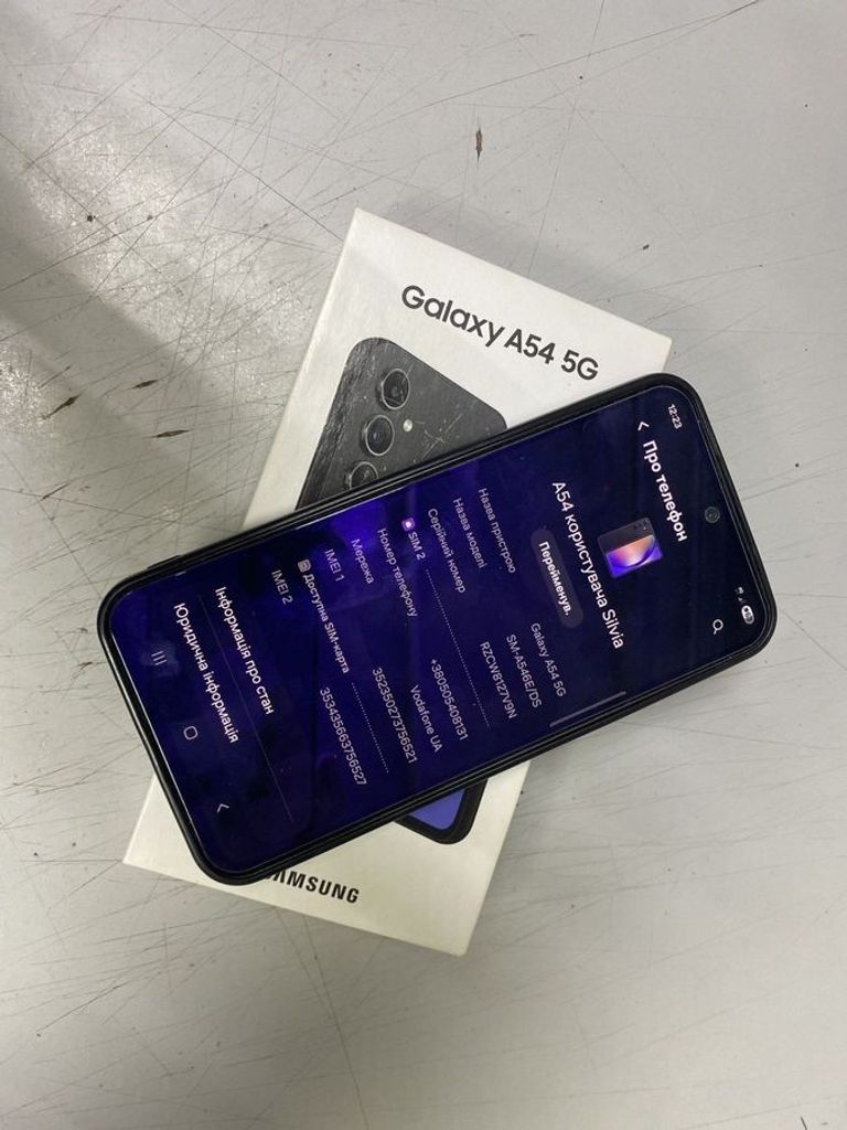 Объявление Samsung galaxy a54 5g sm-a5460 6/128gb Б/У