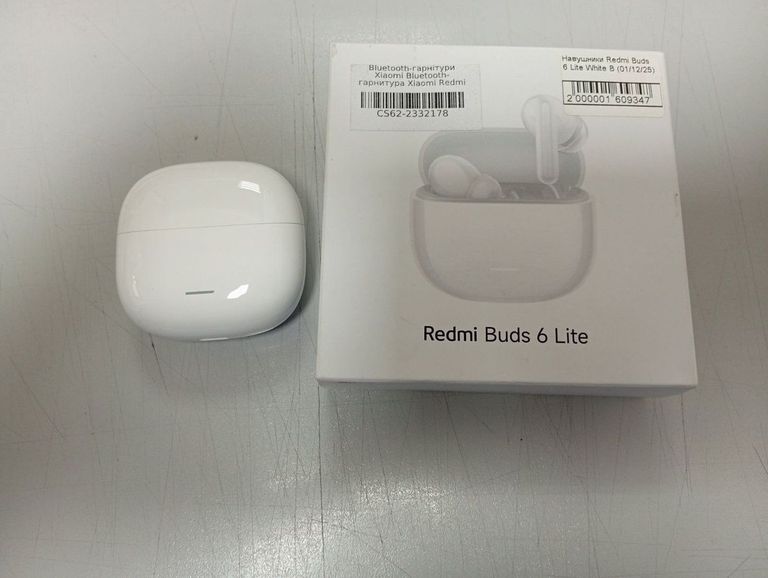 Купить Xiaomi redmi buds 6 lite white Б/У