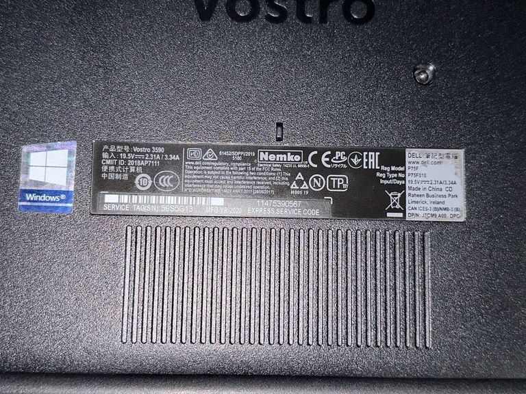 Dell Vostro 3590 Black (N3505VN3590EMEA01_U) Код:null. Изображение 6