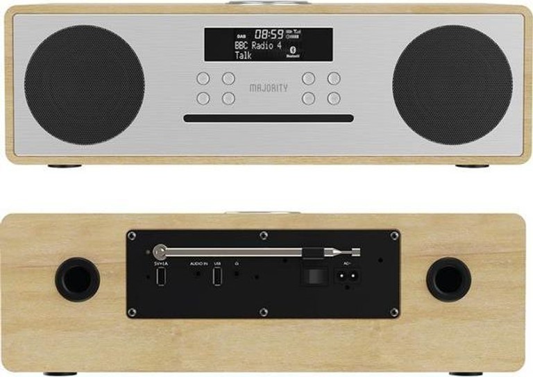 Купити MAJORITY OAK-CDAB-OAK Oakington DAB+/FM Bluetooth Radio(Новое) Б/У