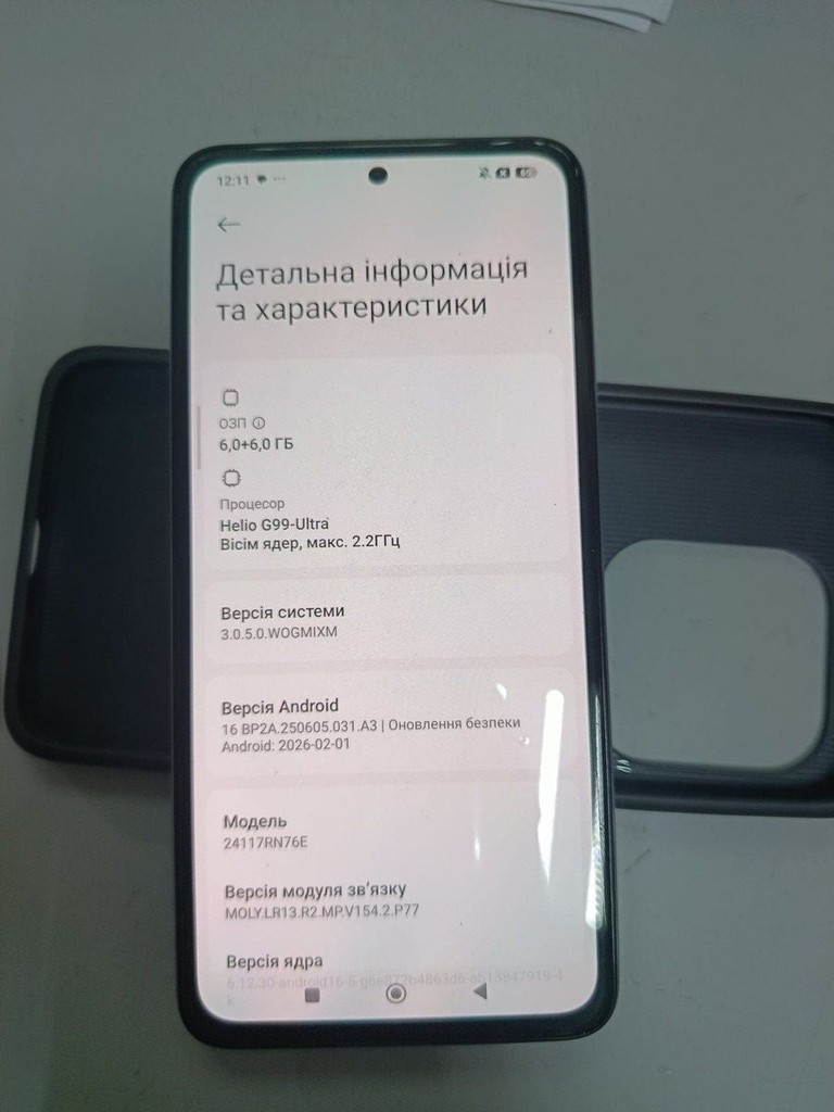 Оголошення Xiaomi redmi note 14 6/128gb Б/У