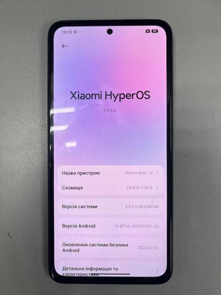 Розпродаж Xiaomi redmi note 14 6/128gb, продавець Техноскарб