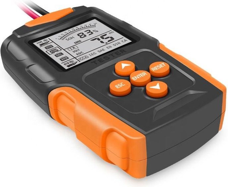 Tester для перевірки свинцево-кислотних акумуляторів 12V/24V Код:null. Зображення 8