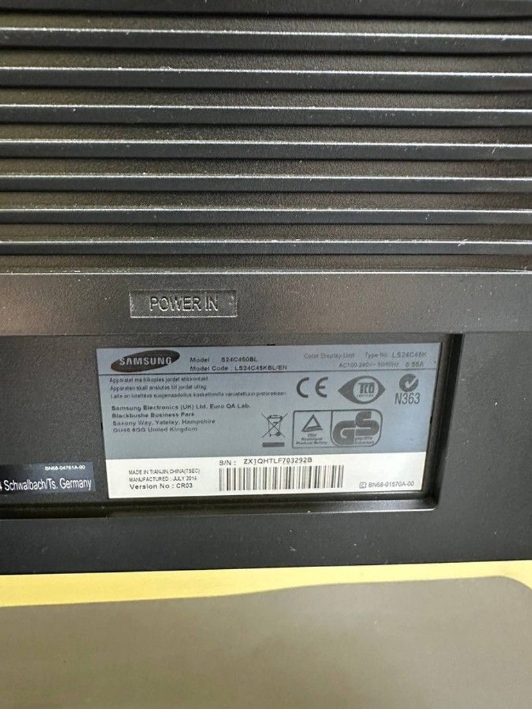 Samsung s24c450bw ls24c45kbw Код:01-201087426. Изображение 9