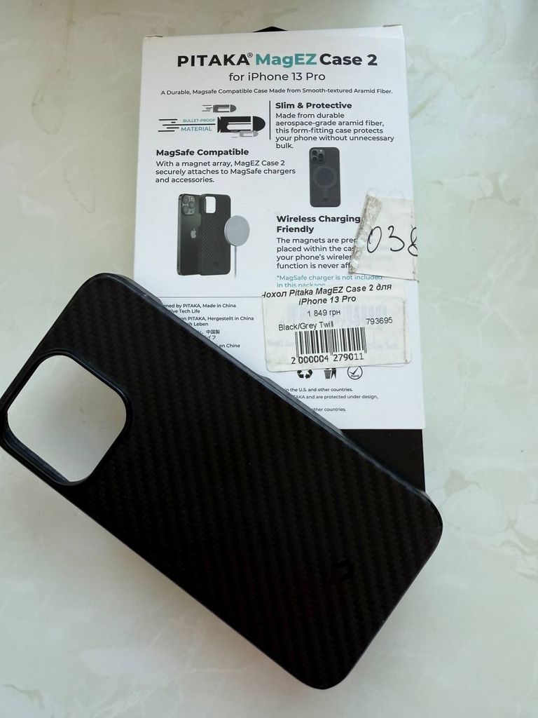 Купить Pitaka для Apple iPhone 13 Pro Black  Б/У