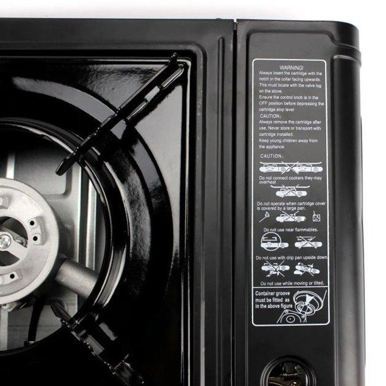 Дешево Портативна туристична газова плита з п'єзопідпалом Happy Home BDZ-155-A в кейсі з ломбарду