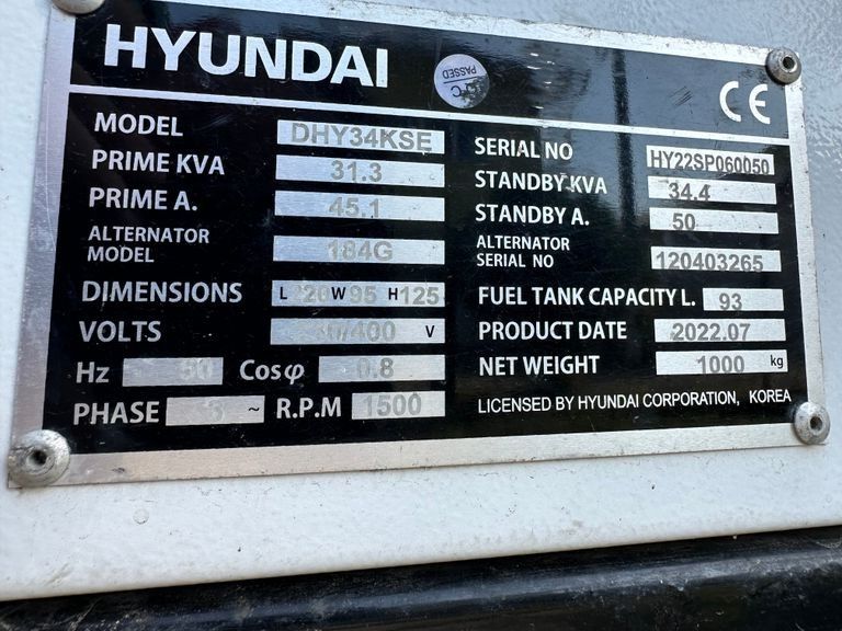 Объявление Hyundai DHY34KSE Б/У