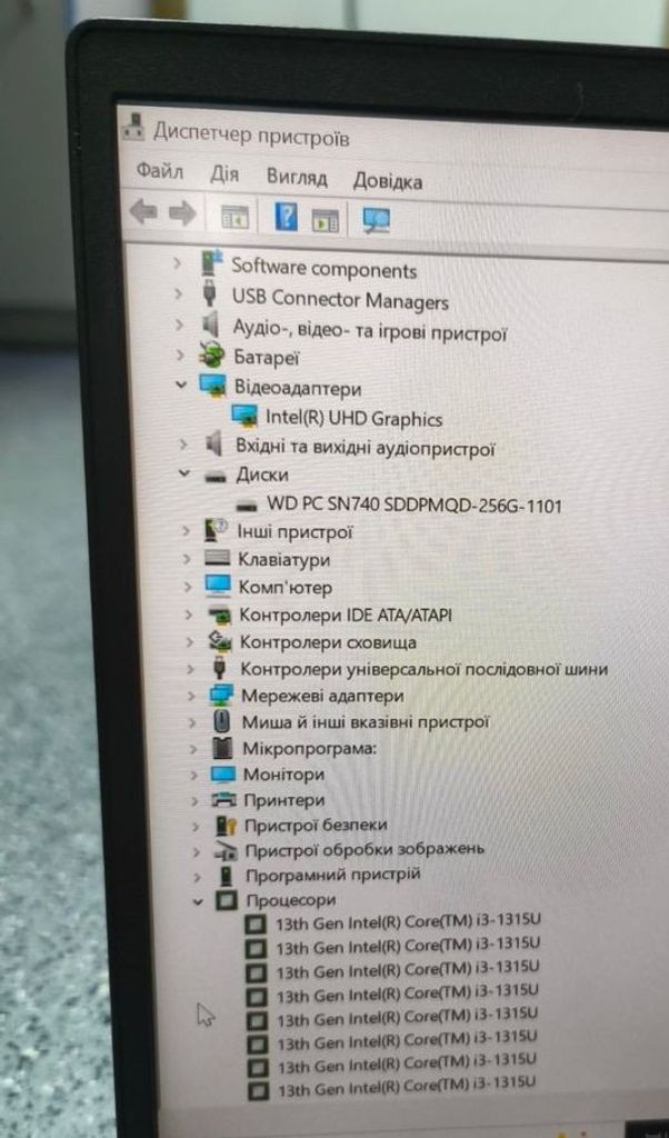 Lenovo 14/core i3-1315u ddr5/8gb ddr5/hdd *відсутній/ssd 256 gb/*інтегрована Код:01-200786759. Изображение 5