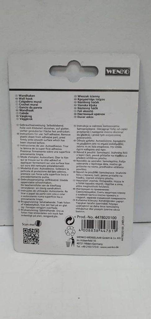 Оголошення Wenko 4шт.4480010100 Б/У