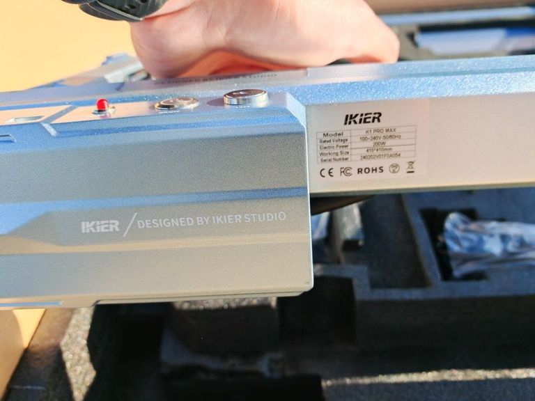 Дешево IKIER K1 Pro Max: лазерний гравер 48 Вт/24 Вт. Лазерний різак потужністю 48000 мВт, лазерний гравірувальний верстат для дерева,  з ломбарду