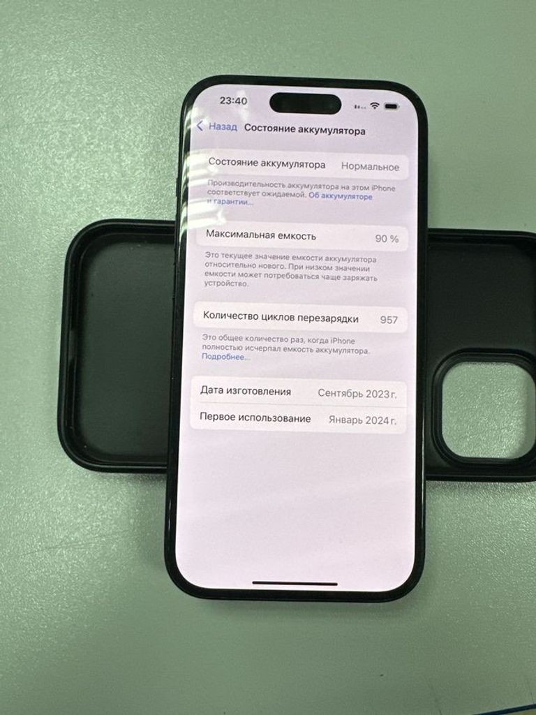 Apple iPhone 15 256GB Green Код:01-200824952. Зображення 5