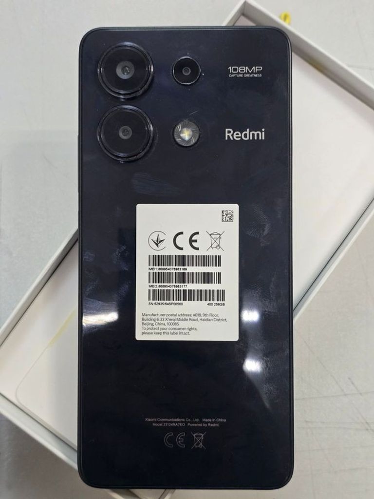 Объявление Xiaomi redmi note 13 4g 8/256gb Б/У