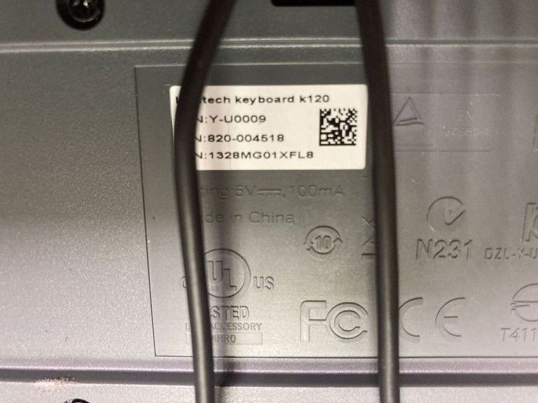 Объявление Logitech k120 Б/У