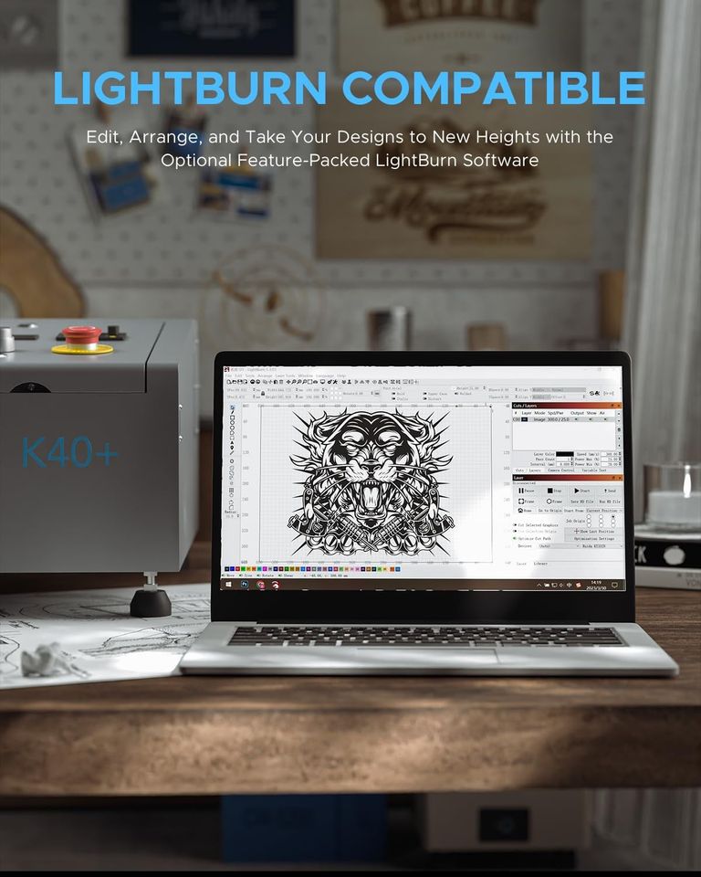 OMTech K40+ 40W CO2 Код:null. Зображення 11